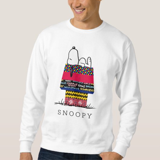 Sweatshirt cacahuètes | Snoopy Mixtape Doghouse (Devant)