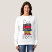 Sweatshirt cacahuètes | Snoopy Motif Mixtape Doghouse (Devant entier)