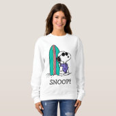 Sweatshirt cacahuètes | Snoopy Ocean High Tide (Devant entier)