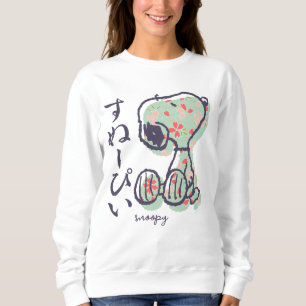 Sweatshirt cacahuètes Snoopy Pastel Design