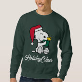 Sweatshirt cacahuètes | Snoopy Père Noël & Woodstock Cadeau (Devant)