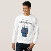 Sweatshirt cacahuètes | Snoopy Plaid Flannel Holiday Dog Hous (Devant entier)