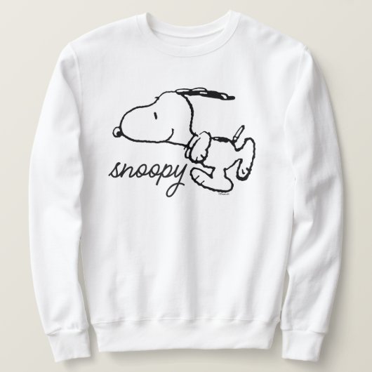Sweatshirt cacahuètes | Snoopy Run (Design devant)