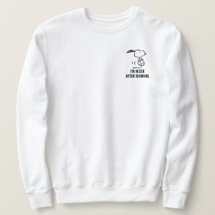 Sweatshirt cacahuètes   Snoopy Running