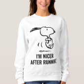 Sweatshirt cacahuètes | Snoopy Running (Devant)