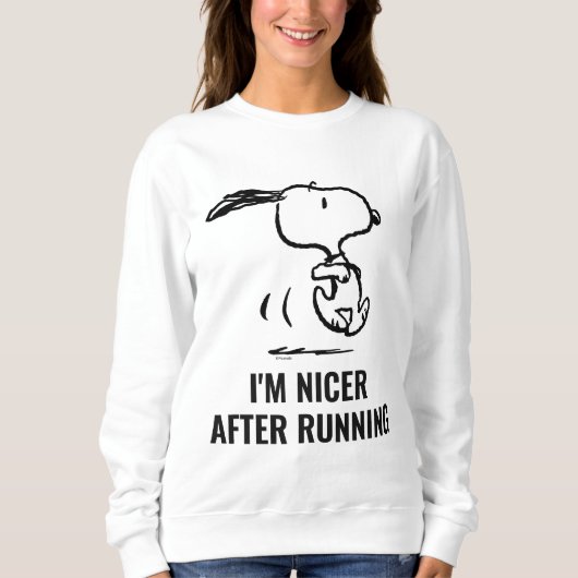 Sweatshirt cacahuètes | Snoopy Running (Devant)