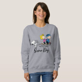 Sweatshirt cacahuètes | Snoopy, Sally & Linus Sled (Devant entier)