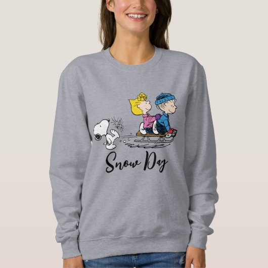 Sweatshirt cacahuètes | Snoopy, Sally & Linus Sled (Devant)