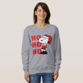 Sweatshirt cacahuètes | Snoopy Santa Claus (Devant entier)