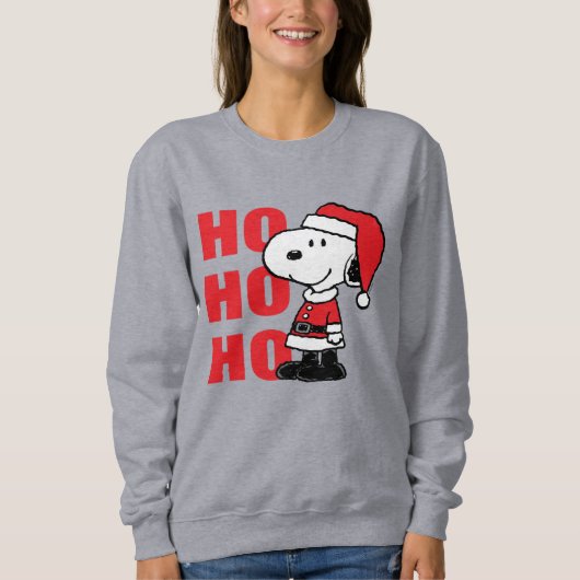 Sweatshirt cacahuètes | Snoopy Santa Claus (Devant)