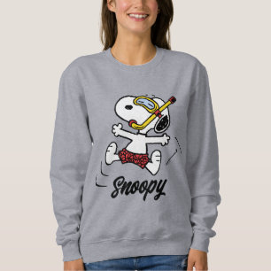 Sweatshirt cacahuètes Snoopy Scuba Diver