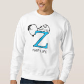 Sweatshirt cacahuètes | Snoopy Sleeping Z (Devant)
