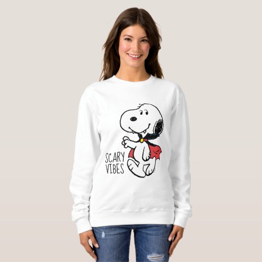 Sweatshirt cacahuètes | Snoopy Smiling Vampire (Devant entier)