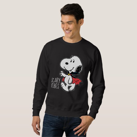 Sweatshirt cacahuètes | Snoopy Smiling Vampire (Devant entier)