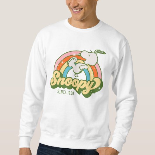 Sweatshirt cacahuètes | Snoopy Sparkle Rainbow (Devant)