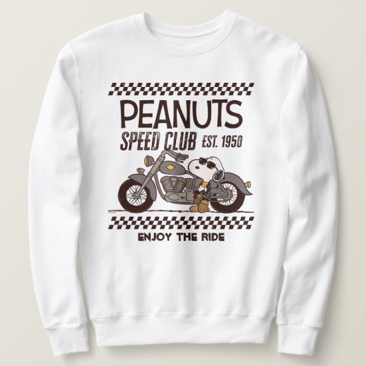Sweatshirt cacahuètes | Snoopy Speed Club (Design devant)