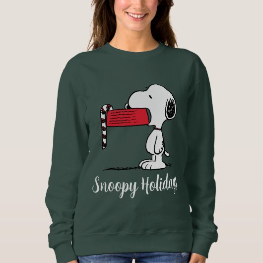 Sweatshirt cacahuètes | Snoopy Sucre de canne de nourriture (Devant)