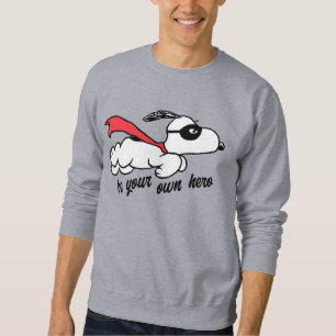 Sweatshirt cacahuètes Snoopy Super Hero