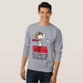 Sweatshirt cacahuètes | Snoopy the Flying Ace (Devant entier)