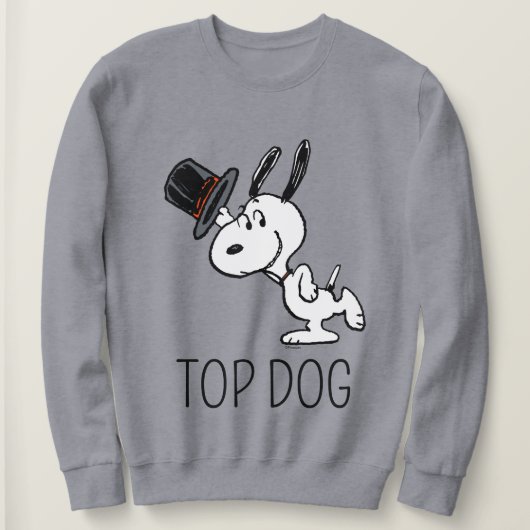 Sweatshirt cacahuètes | Snoopy Top Hat Dance (Design devant)