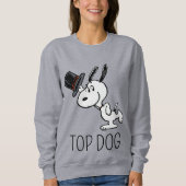 Sweatshirt cacahuètes | Snoopy Top Hat Dance (Devant)