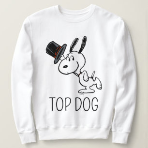 Sweatshirt cacahuètes Snoopy Top Hat Dance