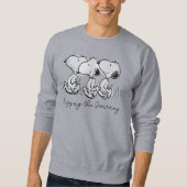 Sweatshirt cacahuètes | Snoopy Walking Tall (Devant)
