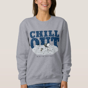 Sweatshirt cacahuètes   Snoopy & Woodstock Chill Out