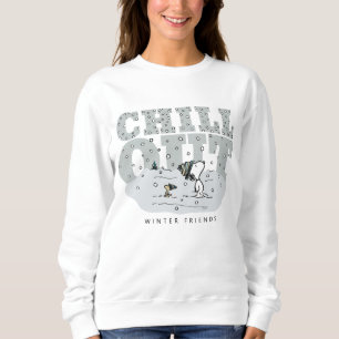 Sweatshirt cacahuètes Snoopy & Woodstock Chill Out