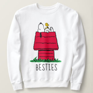 Sweatshirt cacahuètes   Snoopy & Woodstock Doghouse