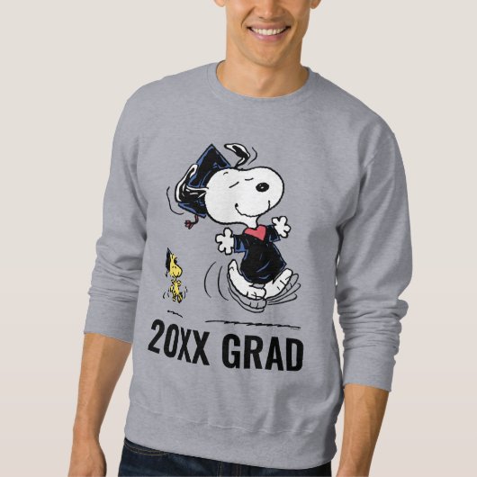 Sweatshirt cacahuètes | Snoopy & Woodstock Graduation (Devant)