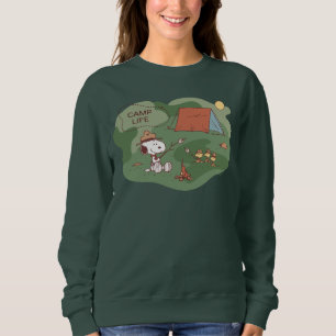 Sweatshirt cacahuètes   Snoopy & Woodstock Happy Campers