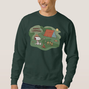 Sweatshirt cacahuètes   Snoopy & Woodstock Happy Campers