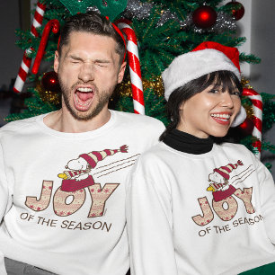 Sweatshirt cacahuètes Snoopy & Woodstock Joy Sled Ride