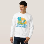 Sweatshirt cacahuètes | Snoopy & Woodstock Profitez du voyage (Devant entier)