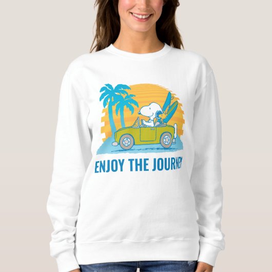 Sweatshirt cacahuètes | Snoopy & Woodstock Profitez du voyage (Devant)
