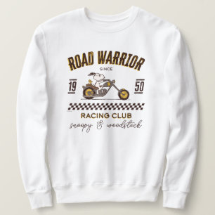 Sweatshirt cacahuètes Snoopy & Woodstock Road Warriors