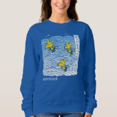 Sweatshirt cacahuètes | Vagues de bois (Devant)