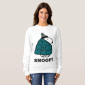 Sweatshirt cacahuètes | Veste Snoopy Winter Puffer (Devant entier)