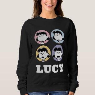 Sweatshirt cacahuètes Visages de Lucy