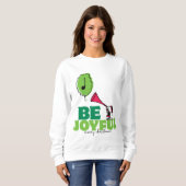 Sweatshirt cacahuètes | Woodstock Soyez Joyeux (Devant entier)