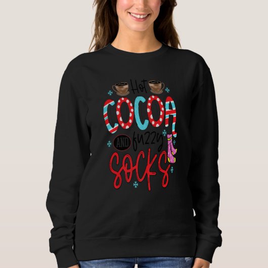 Sweatshirt Cacao Chaud Et Chaussettes Fuzzy (Devant)
