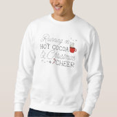 Sweatshirt Cacao Chaud Et Soirée De Noël (Devant)