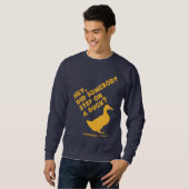 Sweatshirt Caddyshack | Hey, Quelqu'Un A Marché Sur Un Canard (Devant entier)