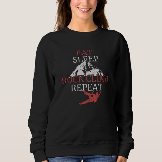 Sweatshirt Cadeau d'alpinisme d'escalade (Devant)