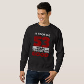 Sweatshirt Cadeau d'anniversaire drôle de 53 ans (Devant entier)
