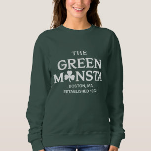 Sweatshirt Cadeau de baseball Green Monsta Boston Green Monst