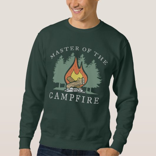 Sweatshirt Cadeau de camping drôle (Devant)