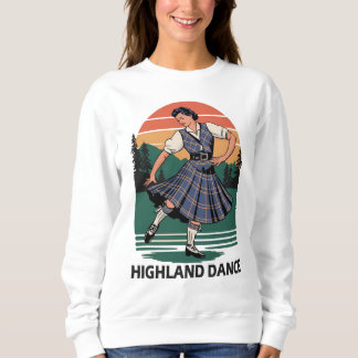 Sweatshirt Cadeau de conception de danse écossaise des Highla