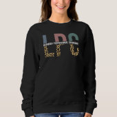 Sweatshirt Cadeau de conseiller professionnel agréé LPC (Devant)